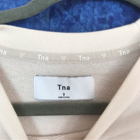 TNA pale pink sweater size 3 - Picture 10 of 13